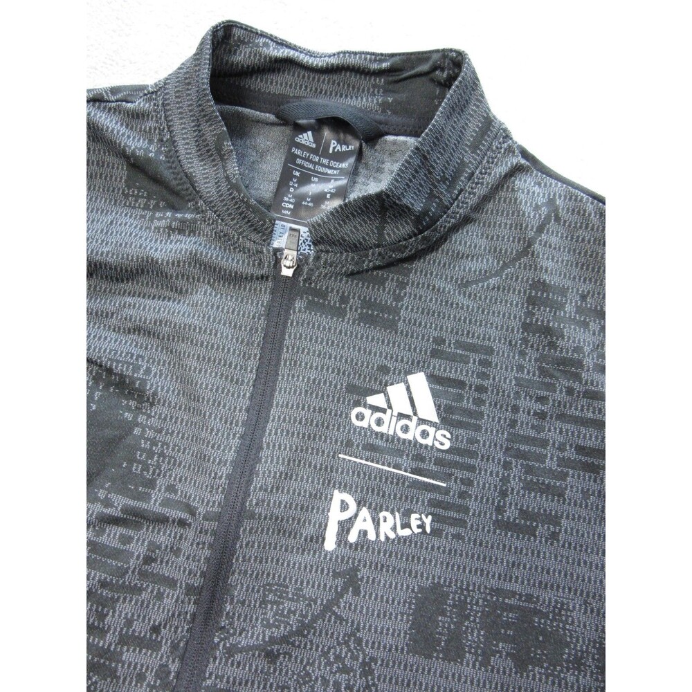 Adidas The Parley Cycling Shirt Women’s Size Medium Elbow Sleeve Gray Jersey